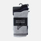 Calzini uomo Xavamus in confezione multipack nero, grigio e blu navy