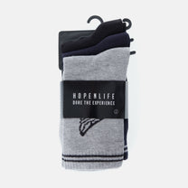 Calzini uomo Xavamus in confezione multipack nero, grigio e blu navy