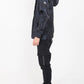 Giacca a vento uomo blu navy con cappuccio