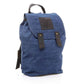 Zaino uomo in cotone azzurro chiaro