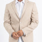 Blazer slim fit da uomo beige Nobara