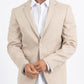 Blazer slim fit da uomo beige Nobara