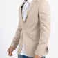 Blazer slim fit da uomo beige Nobara