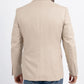Blazer slim fit da uomo beige Nobara