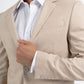 Blazer slim fit da uomo beige Nobara
