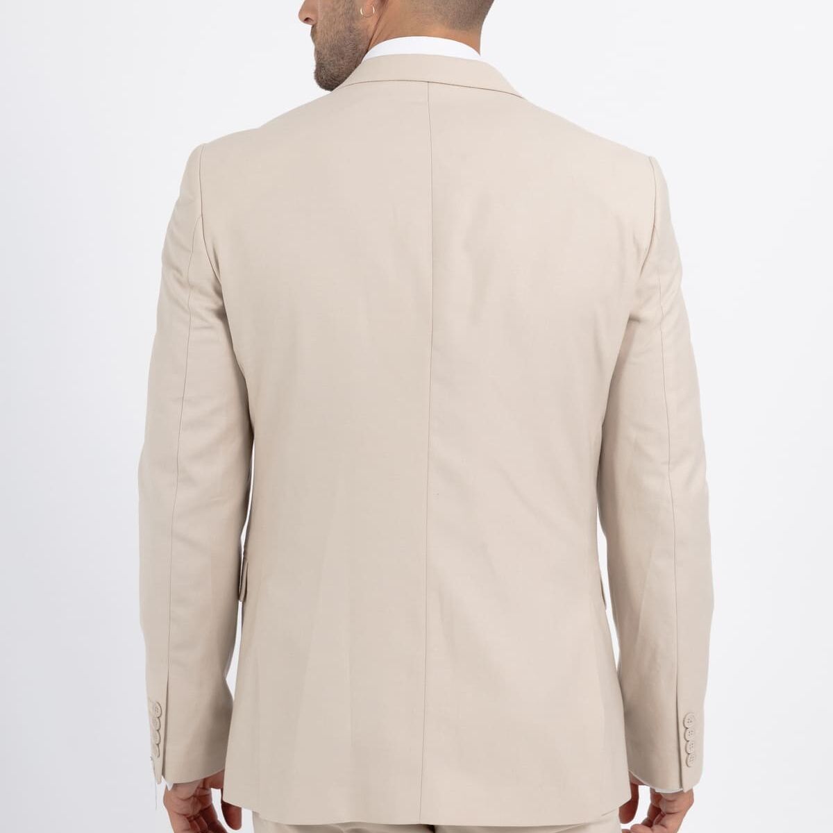 Completo uomo SUKUNA beige slim fit (giacca e pantaloni)
