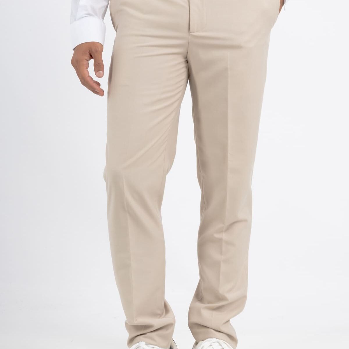 Completo uomo SUKUNA beige slim fit (giacca e pantaloni)