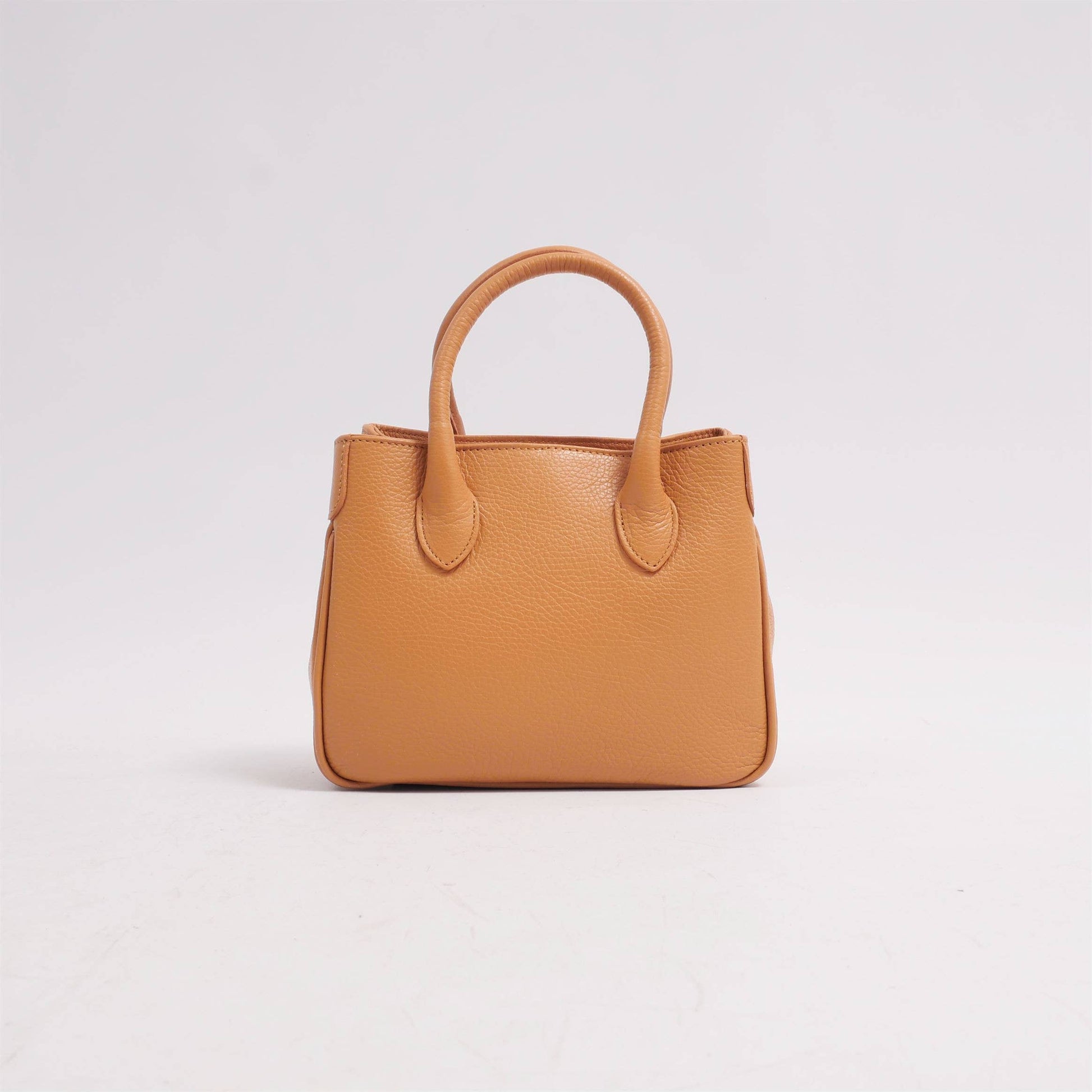 Borsa a mano in pelle con tracolla removibile