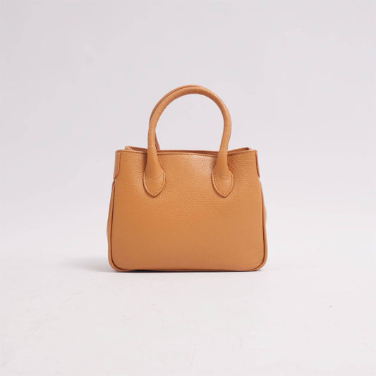 Borsa a mano in pelle con tracolla removibile