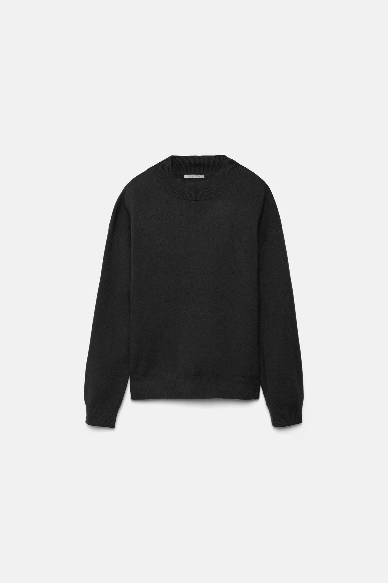 Maglione in maglia girocollo a coste