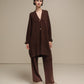 Cardigan cappotto in maglia oversize con bottoni