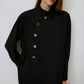 Camicia in crêpe asimmetrica con cintura