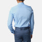 Camicia uomo tinta unita azzurro cielo con collo alla coreana