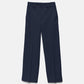 Pantaloni dritti essenziali con tasche oblique