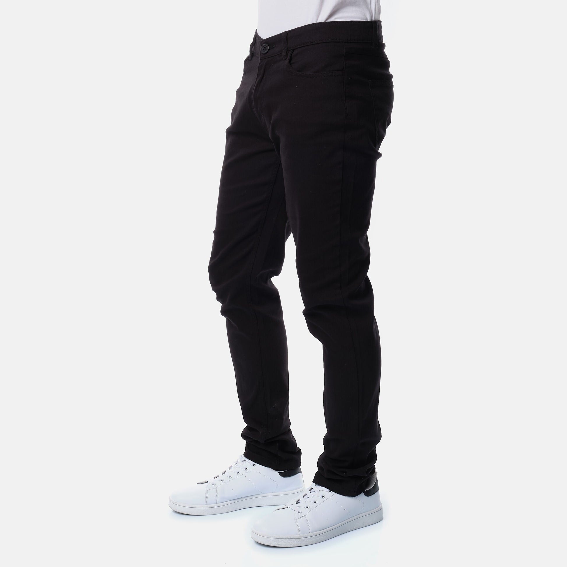 Pantaloni chino uomo 5 tasche neri
