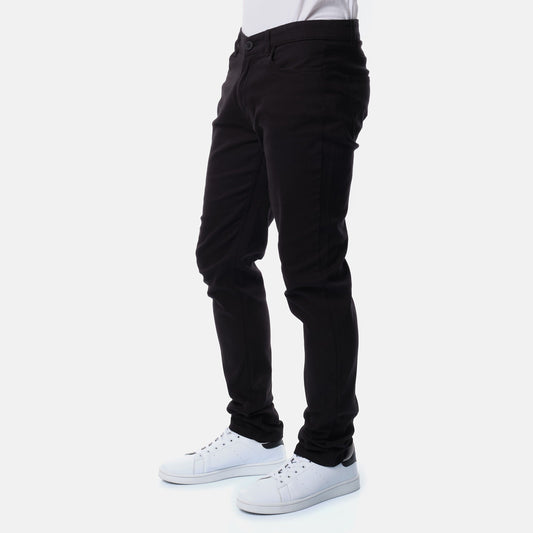 Pantaloni chino uomo 5 tasche neri