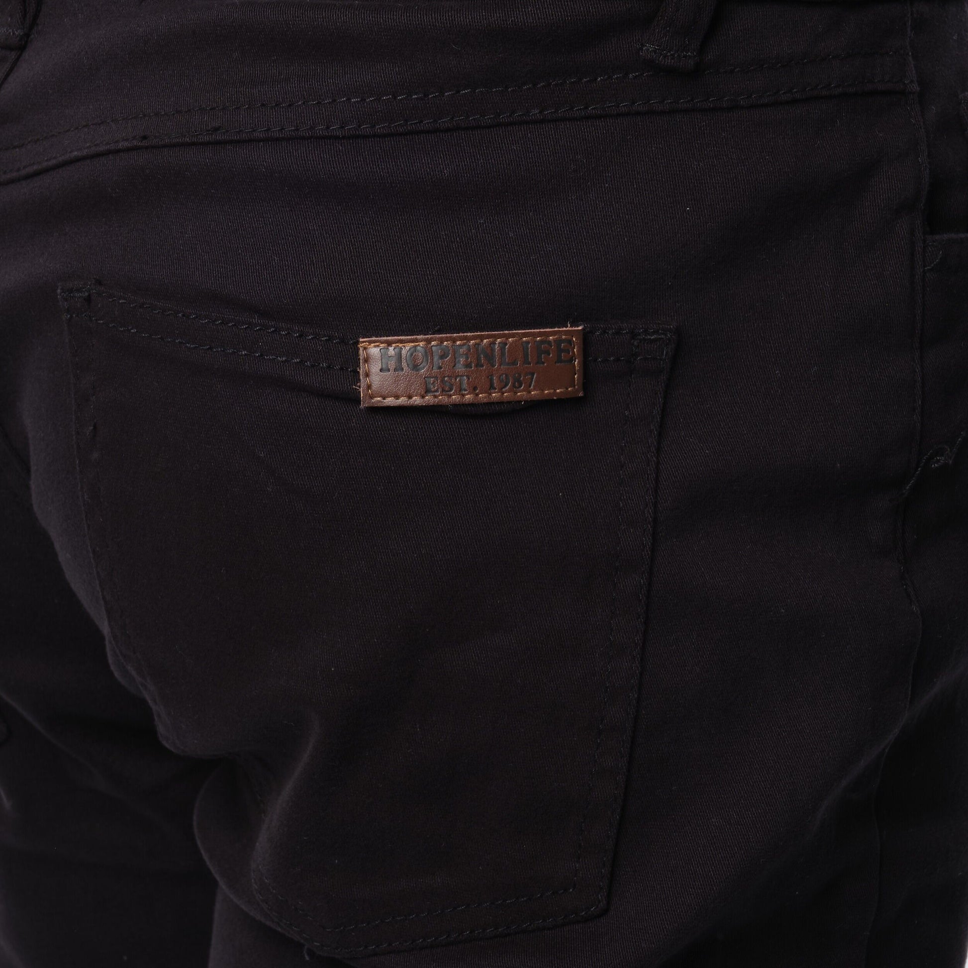 Pantaloni chino uomo 5 tasche neri