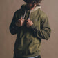 Felpa con cappuccio color block Gothic Olive