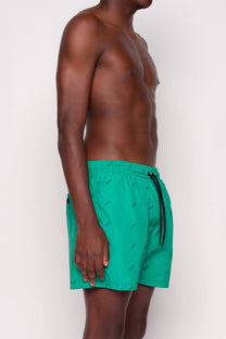 Costume da bagno uomo verde con asciugatura rapida
