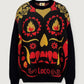 Maglione unisex con teschio messicano in cotone biologico