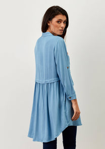 Abito camicia morbido in viscosa