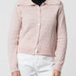 Cardigan in maglia con collo lungo e bottoni