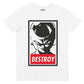 T-shirt street art Dragon Ball con stampa Destroy