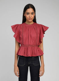 Blusa SaleK color ciliegia