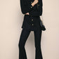 Giacca camicia effetto suede con cintura a catena