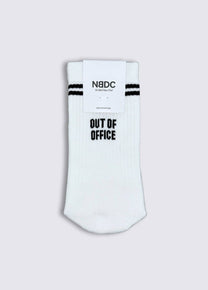 Calzini "Out of Office" retrò