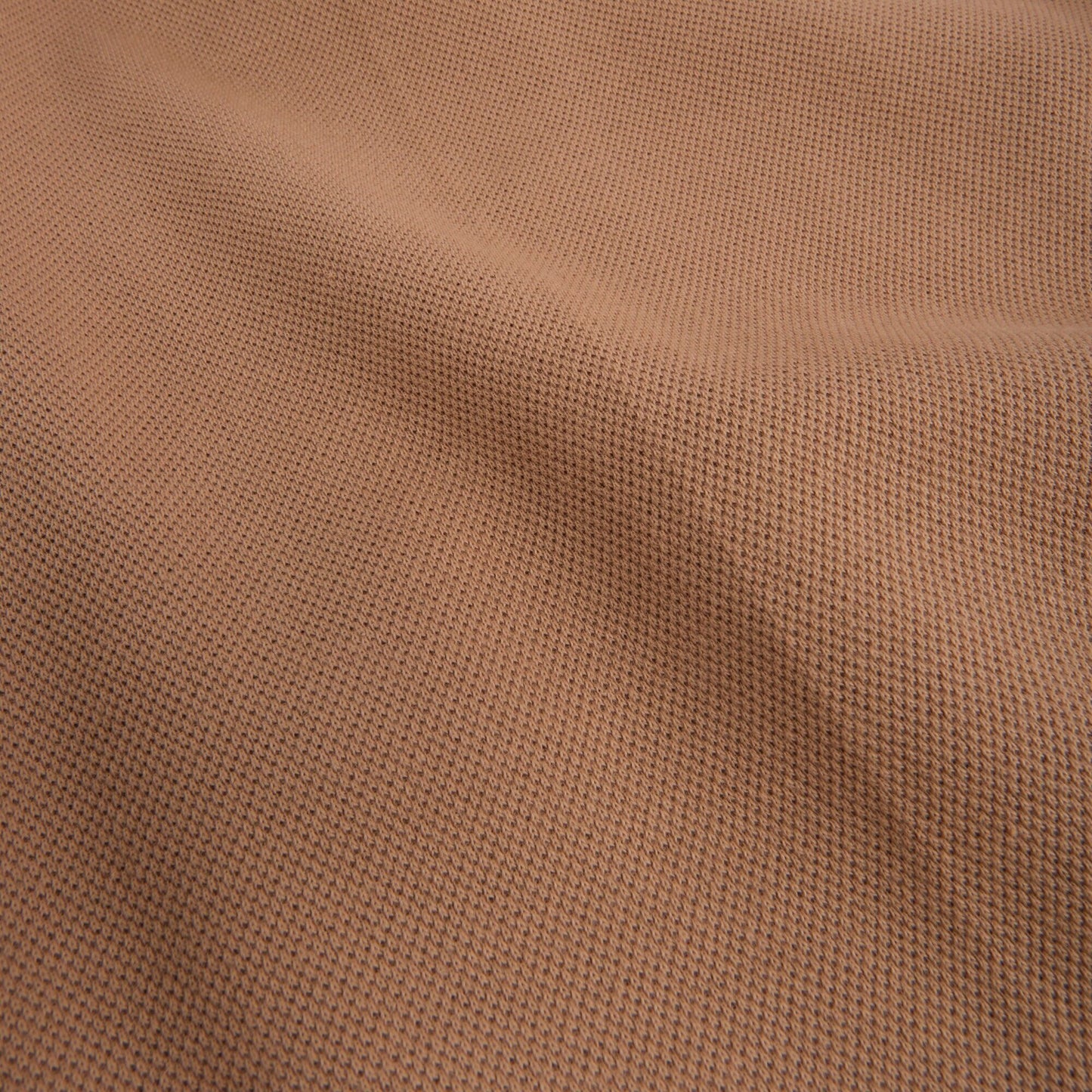 Felpa con cappuccio e zip in maglia piqué color tortora Satoru