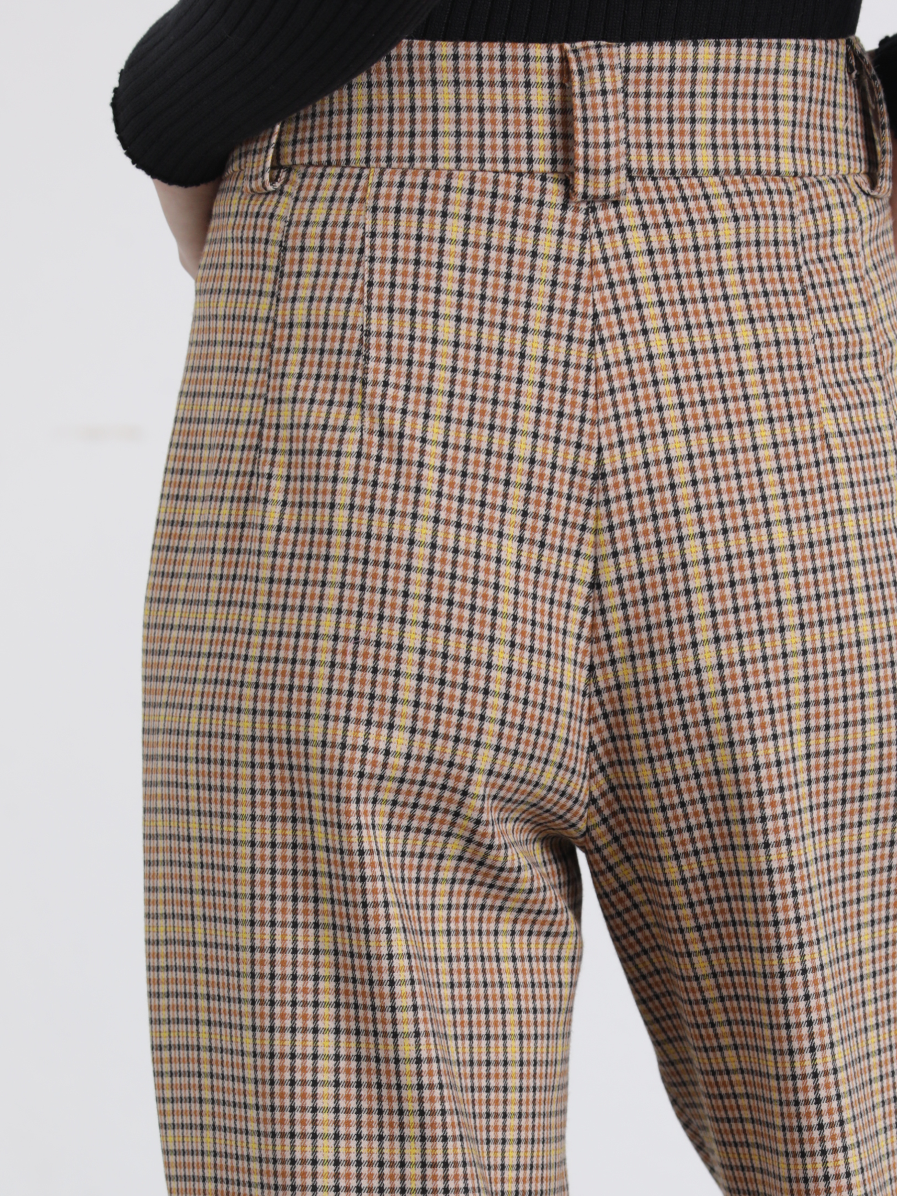 Pantaloni Chadrez a quadretti relaxed fit