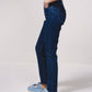 Jeans slim fit a vita alta