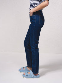 Jeans slim fit a vita alta