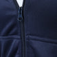 Giacca tuta uomo con cappuccio e zip blu navy