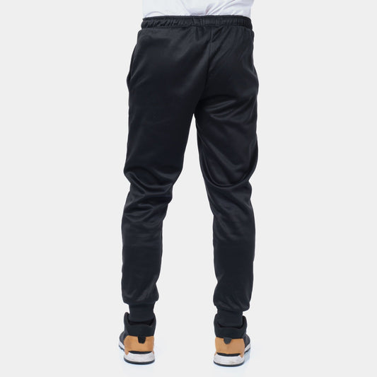 Pantaloni jogging uomo neri in poliestere