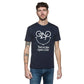 T-shirt uomo con stampa bici in cotone