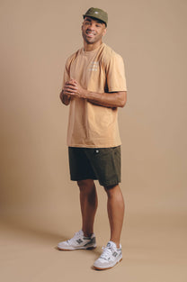 Pantaloncini da arrampicata in cotone Ecodye verde Ivy