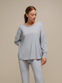 Maglia donna oversize in viscosa e maglia leggera