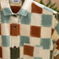 Abito camicia Loren a quadri ikat in cotone
