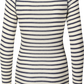 Maglia a righe in lana Amalie con effetto denim reverse