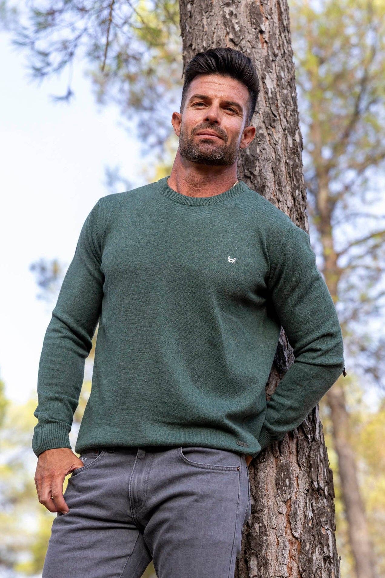 T-shirt Feel Good in cotone verde elettrico