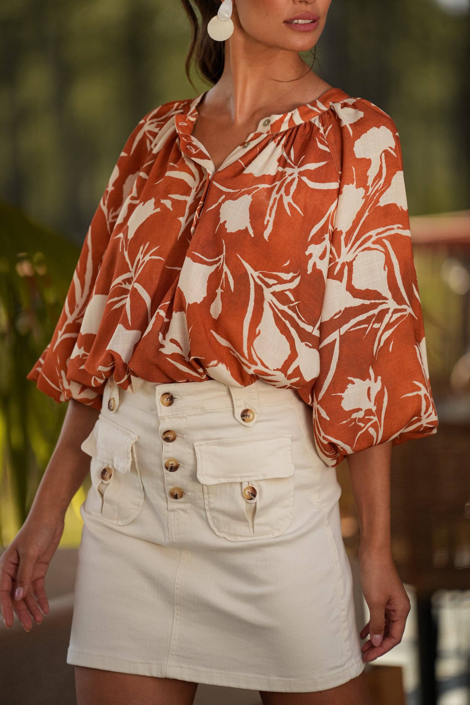 Gonna Sarja con Bottoni