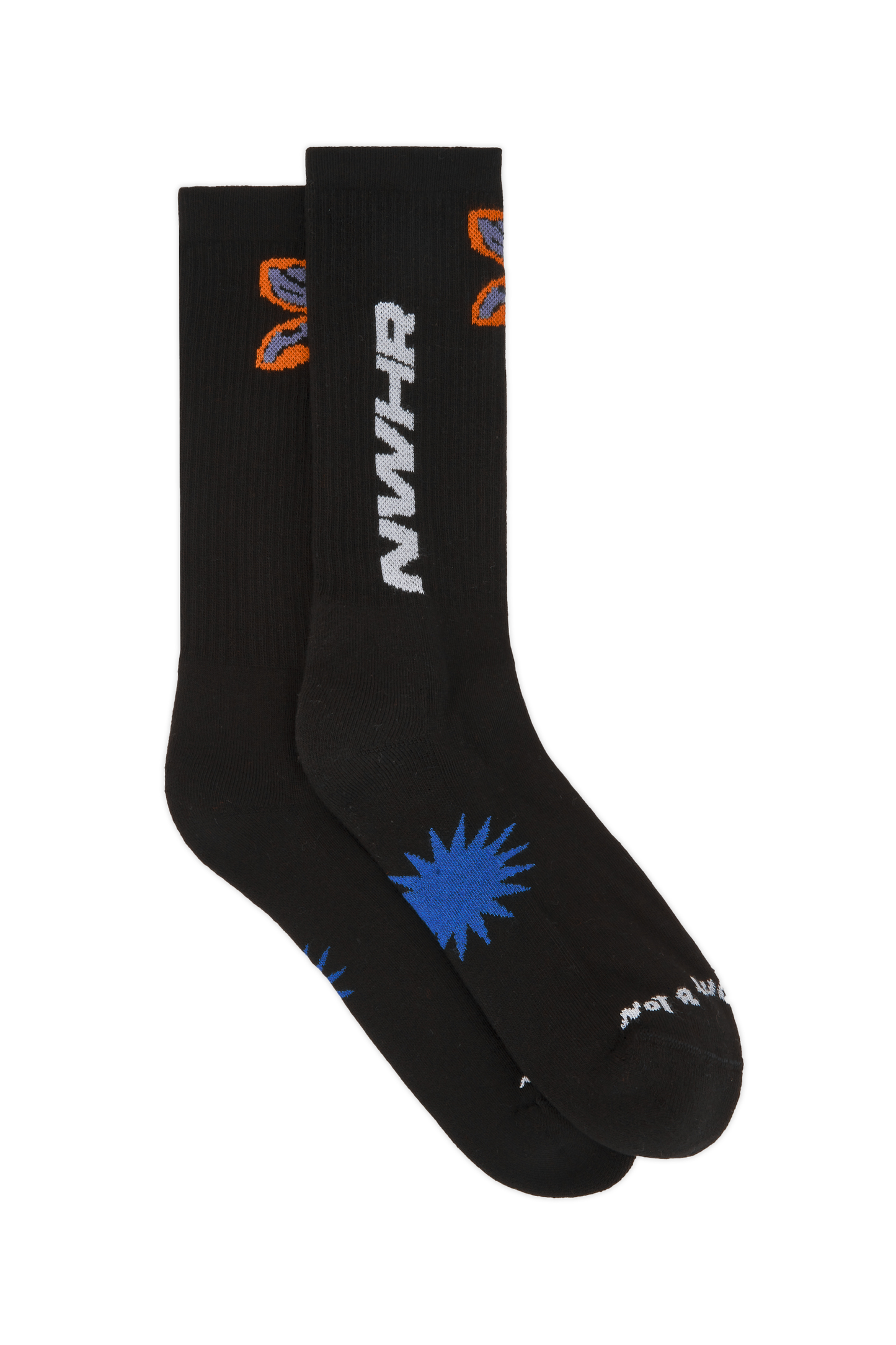 Calzini Flying Black in cotone biologico