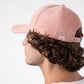 Cappellino rosa in velluto a coste