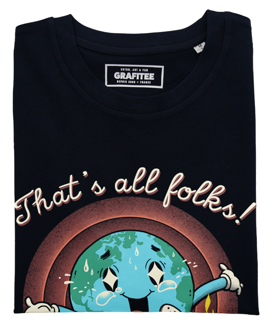 T-shirt unisex in cotone biologico con stampa Planet Humor