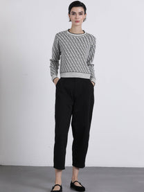 Pantaloni Tweezers in twill di cotone