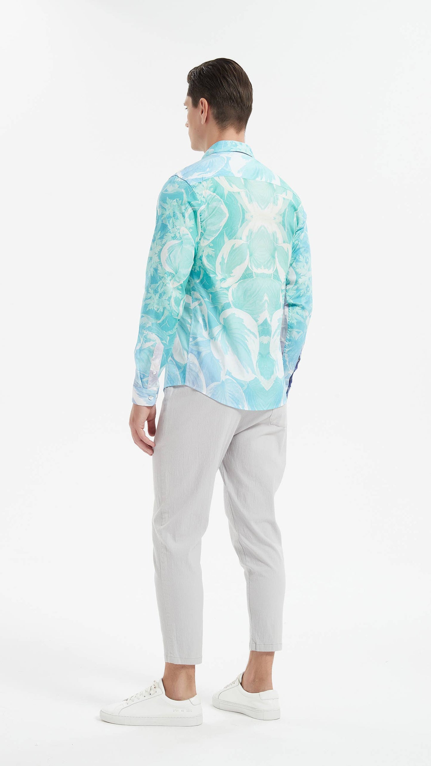 Camicia premium slim fit con stampa digitale