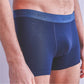 Boxer in cotone biologico blu marino
