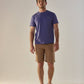 Bermuda Beach color noce in lino e cotone